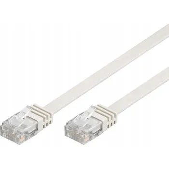 Síťový kabel Patchcord Goobay U/UTP 5e RJ45 / RJ45 15 m bílý