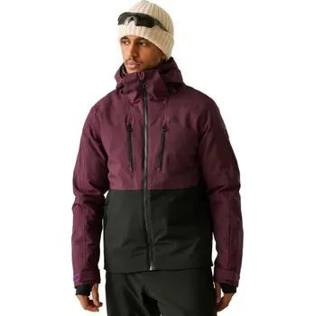 Pánská lyžařská bunda Dare2b BASEPLATE III L Vínová, Černá