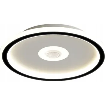 Abigali Slim Motion kulatý LED Stropní Svítidlo s PIR pohybovým senzorem 4000K černé