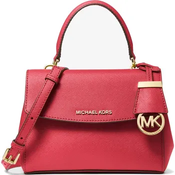 Kabelka Michael Kors Ava Extra-Small Saffiano Leather Crossbody Crimson