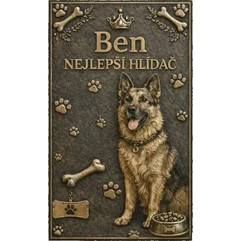 Plechová cedule Pamětní cedule - na výšku - Plast / A5 ( 20x15cm)