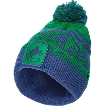 Pokrývka hlavy Čepice FANATICS VANCOUVER CANUCKS THRIVE CUFFED POM BEANIE UNI Modrá, Zelená
