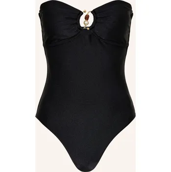 Dámské oblečení Seafolly Dámské Bandeau Bikiny Palermo, černá, 42