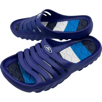 Pánské pantofle Pánské modré nadměrné pantofle 05 Barva: Modrá, Velikost: 48