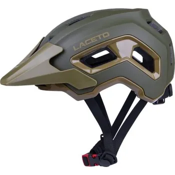 Chránič hlavy Cyklistická helma Laceto RAPIDO S Khaki, Hnědá