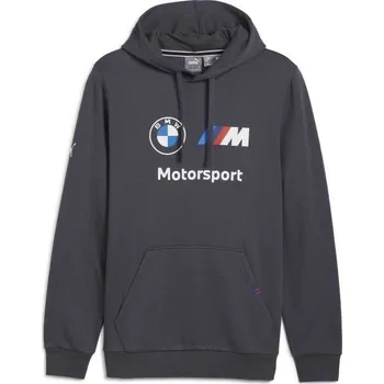 Pánská mikina Pánská mikina Puma BMW MOTORSPORT ESSENTIALS HOODIE 3XL Tmavě šedá, Bílá