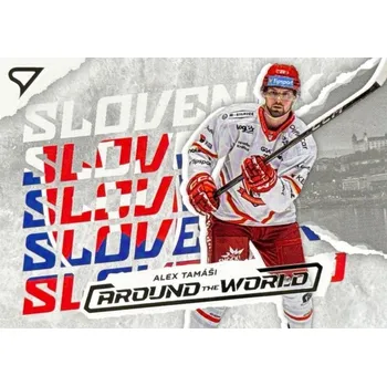 Karetní hra insert karta ALEX TAMÁŠI 25-26 SZ ELH Ser. 1 Around The World číslo AW-13