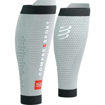 Cyklistické návleky Kompresní lýtkové návleky Compressport R2 3.0 T4 Šedá, Černá