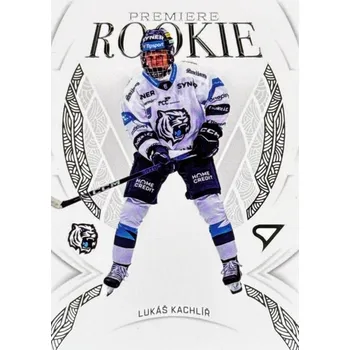 Sběratelská karetní hra insert RC karta LUKÁŠ KACHLÍŘ 25-26 SZ ELH Ser. 1 Premiere Rookie číslo RP-05