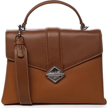 Módní doplněk Dámská kabelka do ruky hnědá - David Jones Serga hnědá