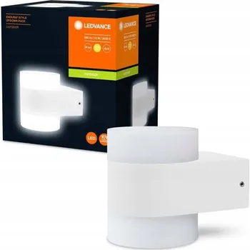 Nástěnné svítidlo Zahradní nástěnné svítidlo Ledvance bílé, integrovaný LED zdroj, 13 W