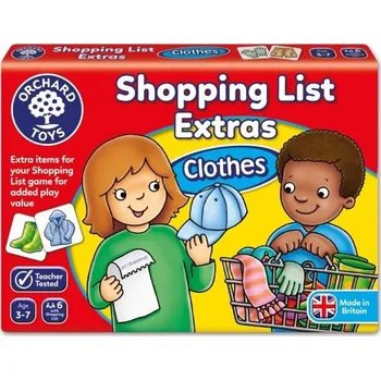 Společenská hra Vzdělávací hra ORCHARD TOYS NÁKUPNÍ SEZNAM - OBLEČENÍ UNI Mix