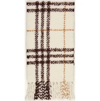 Šála Burberry Dámský Alpakový Šál Z Bouclé, krémová / koňaková /...