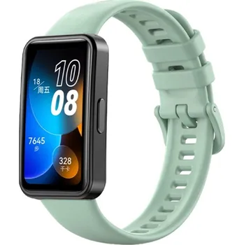 Ostatní příslušenství k chytrým hodinkám VSECHNONAMOBIL 61940 SILICONE Řemínek pro Huawei Band 8 světle zelený