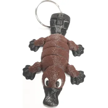 Přívěsek na klíče ptakopysk petG Barva: hnědo-černá, Velikost: Přívěsek malý