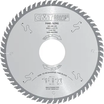 Pilový kotouč "CMT Pilový kotouč pro velkoplošné pily - D350x4,4 d30 Z54 16° HW"