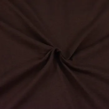 Prostěradlo Brotex N - Jersey prostěradlo 90x200cm II. jakost s dírou tm.hnědá