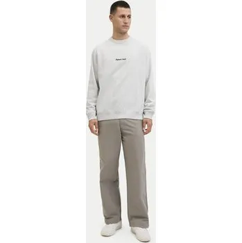 Pánská mikina Jack & Jones Mikina Norrebro 12282893 Šedá Relaxed Fit M