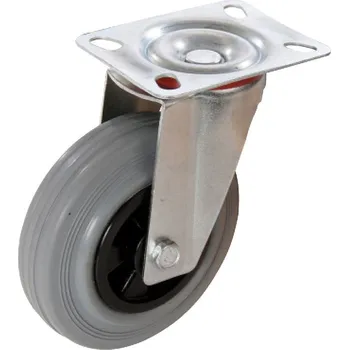 Pojezdové kolečko "Gumové kolečko 100mm, 70kg otočné"