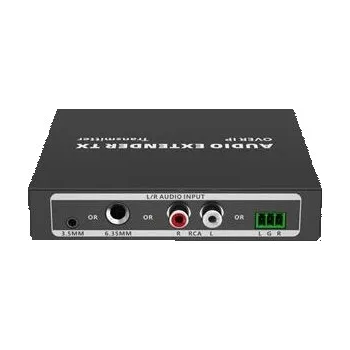 PremiumCord Audio Matrix vysílací jednotka pro audio extender po počítačové síti over IP do 120m