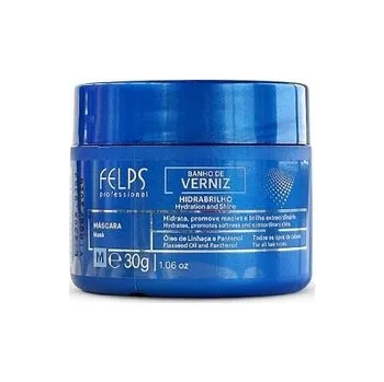 Vlasová regenerace FELPS Banho de VERNIZ Maska pro silný lesk a výživu vlasů - mini balení 30g