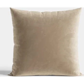 Povlak na polštářek Dekorační povlak na polštář 40x40 Velvet - Světle béžový
