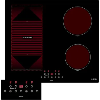 Varná deska Indukční varná deska MPM 60-IM-15 59 Cm, 4 varné zóny, černá