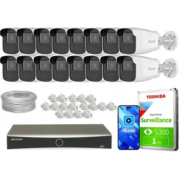 IP kamera Sada pro IP monitoring 16x Kamera 4MPx IPCAM-B4-50IR HiLook od Hikvision