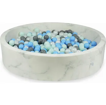 Suchý bazén s míčky Mimii Mramor 130 x 30 cm