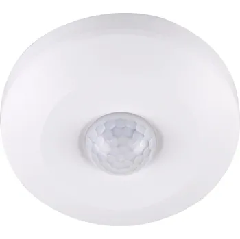 Pohybové čidlo Polux 318800 miniaturní nástěnný PIR senzor pohybu bílý