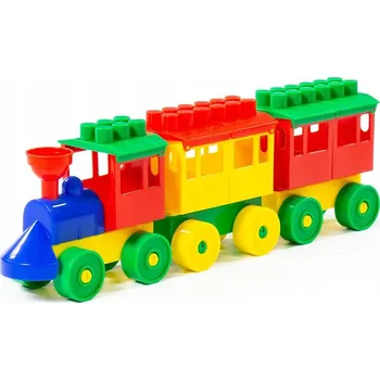 Vláček a vláčkodráha Vlak Mašinka s vagónky 33cm