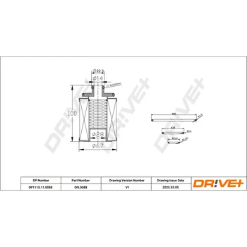 Olejový filtr Olejový filtr Dr!ve+ DP1110.11.0088