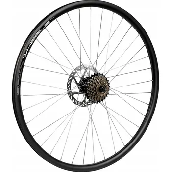 Zapletené kolo ZADNÍ KOLO NA KOLO 28/29 PALCŮ PRO KAZETU, KOTOUČOVÁ BRZDA, KOTOUČ 160MM SHIMANO 7 RYCHLOSTÍ
