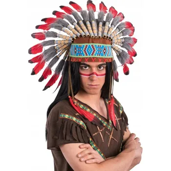 Čelenka Luxusní indiánská čelenka náčelník