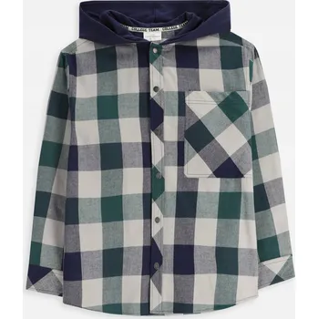 Dámská košile Coccodrillo dětská košile s dlouhým rukávem, bavlna, vícebarevná, velikost 146