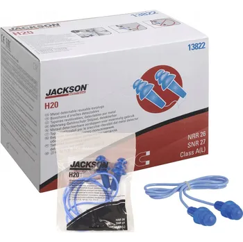 Špunt do uší Špunty do uší se šňůrkou JACKSON Originální Modré 100 párů