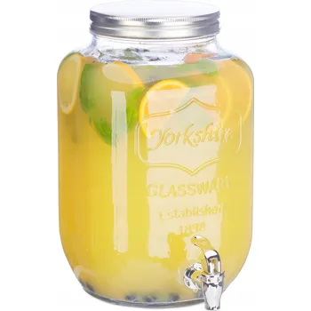 Sklenice Zavařovací Sklenice s kohoutkem Relaxdays 10023431 8 l