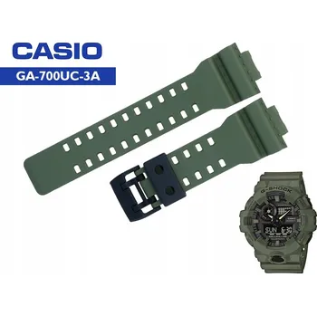 Řemínek na hodinky Řemínek Casio Ga-700 Ga-700De 2A 16 mm