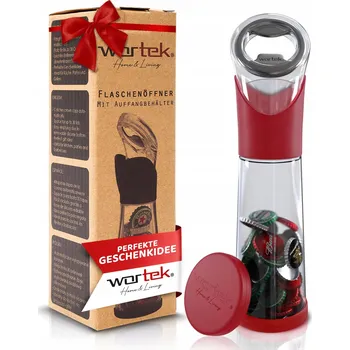 Otvírák WORTEK Otvírák na Lahve s Nádobou na Víčka