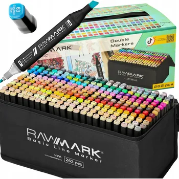 Lihové fixy Rawmark 262 ks. popisovače fixy oboustranné fixy