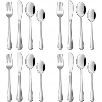 Příbor JOYFAIR Příbory pro děti Sada 16 Kusů Nerezová Ocel