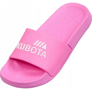 Dámské žabky DÁMSKÉ GUMOVÉ PLAVECKÉ NAZOUVÁKY KUBOTA sportovní MALINOVÉ lehké vel. 38