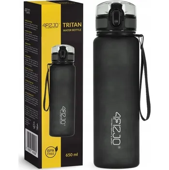 4FIZJO sportovní láhev lahev na pití na vodu z tritanu, 650 ml, černá