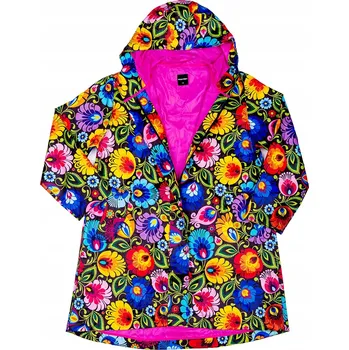 Dámský kabát OVERSIZE PLAŠTE S KAPUCÍ vel. S / M