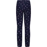 Dívčí zateplené legíny Salt and Pepper tmavě modré s potiskem duhy velikost 116 (85590228500)