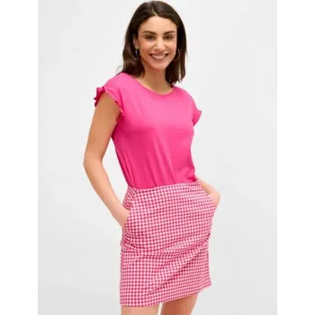 Tmavě růžové tričko ORSAY XXL