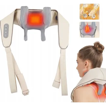 Masážní přístroj Masážní Přístroj BEZDRÁTOVÝ pro Krk, Šíji, Ramena a Záda na AKUMULÁTOR