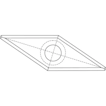 Příslušenství k frézce "IGM RSS-CB Kosočtvercová žiletka - 27x10x2,5 HW"