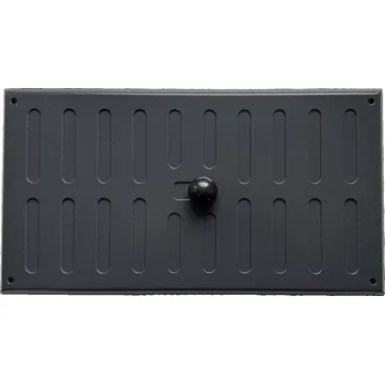 Větrací mřížka Ventilační mřížka uzavíratelná MU 260x140 hliníková, antracit