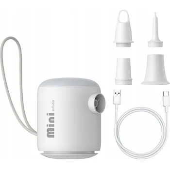 Bezpečnostní kamera Přenosná pumpa Baseus PocketGo 230 l/min pro matrace, bílá